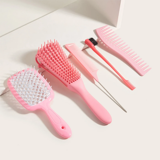 5 Pcs - Hair Detangling Brush Set