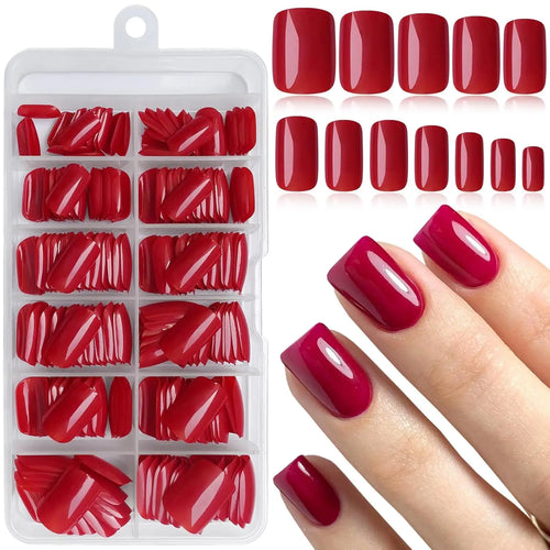 120pcs -box Almond  White French Fake nails for Stylish Women & Girls,