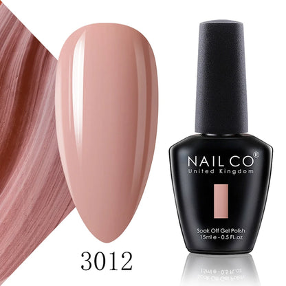NAILCO 15ml Translucent Color Gel Nail Polish Vernis Semi Permanent UV