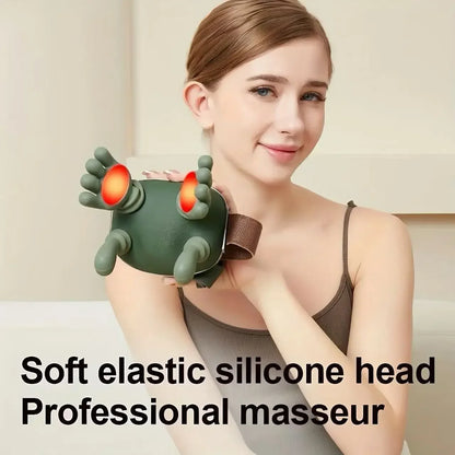 New Rechargeable Portable 5-Finger Human-Like Neck & Shoulder Massager