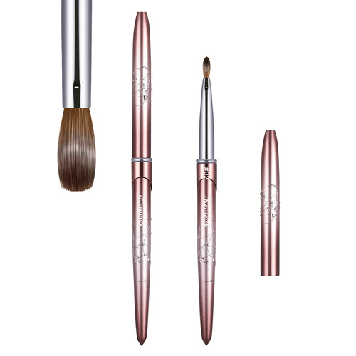 Kolinsky Acrylic Nail Brush Kolinsky Hair Bristles Round Shaped Handle