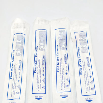 50pcs Disposable Blunt Tip Cannula Needle For Filler Injection 18G 21G