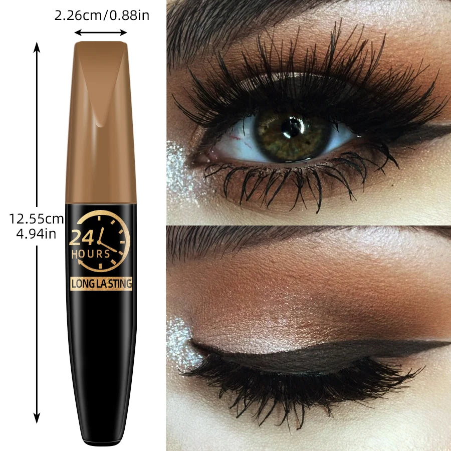 5D Eye Black Mascara Waterproof Lengthens Eyelashes Extension Silk