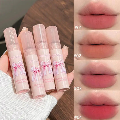 Art Value Butterfly Dance Color Box Four Lip Glaze Blush Set Necklace