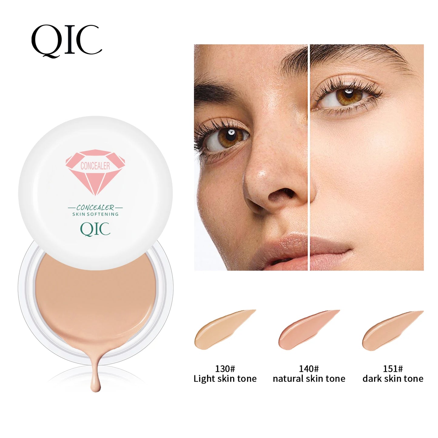 High Definition Concealer Waterproof Full Coverage Concealer For