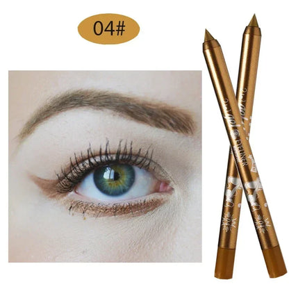 Long Lasting Eyeliner Pencil Colourful Pigment Waterproof Blue Black White Color Gel Eye Liner Pen Makeup Eye Beauty Cosmetics