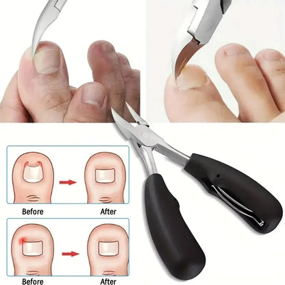Nail Clippers Professional Hawkbill with Nail Pick Trimmer for Ingrown