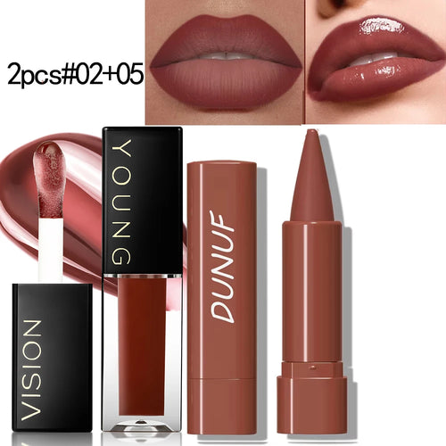 Gradient Lip Liner Pen with Matte Velvet Finish Smooth Application