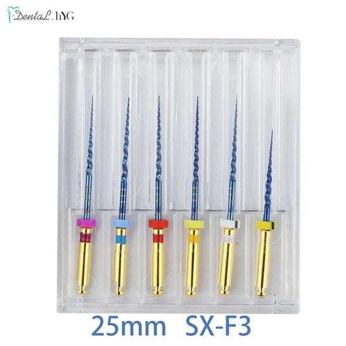 Dental SX-F3 Blue Files Nitinol Rotary Universal Engine Endodontic