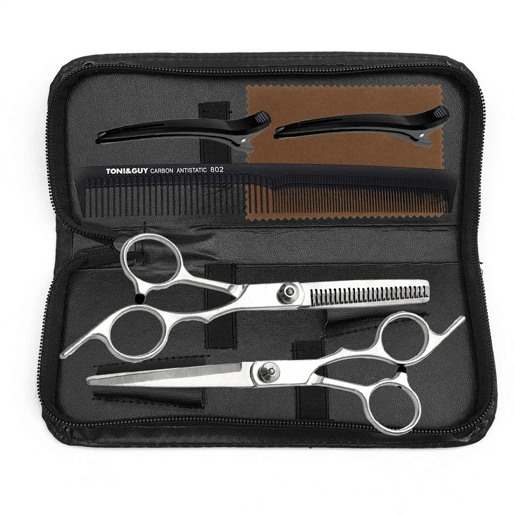 Professional Barber Scissors Accessories Shop 6 Inch Hairdressing Hair