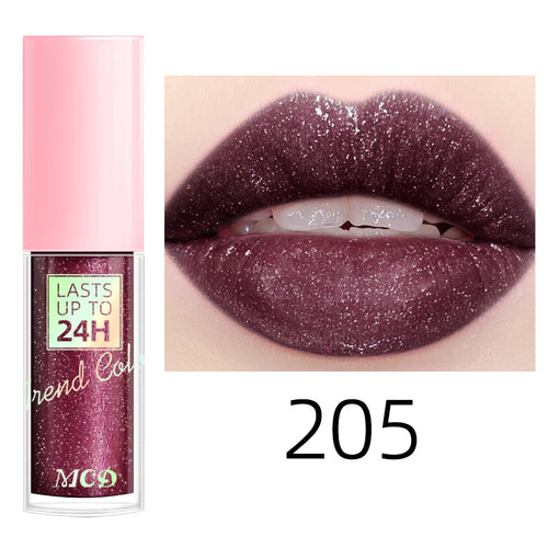 18 Colors Glitter 1pcs Lip Glaze Long Lasting Lip Gloss Waterproof