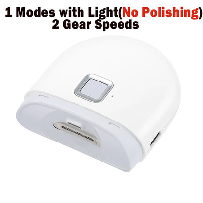 Automatic Anicure Trimmer Electric Nail Clippers With Light Adult Baby