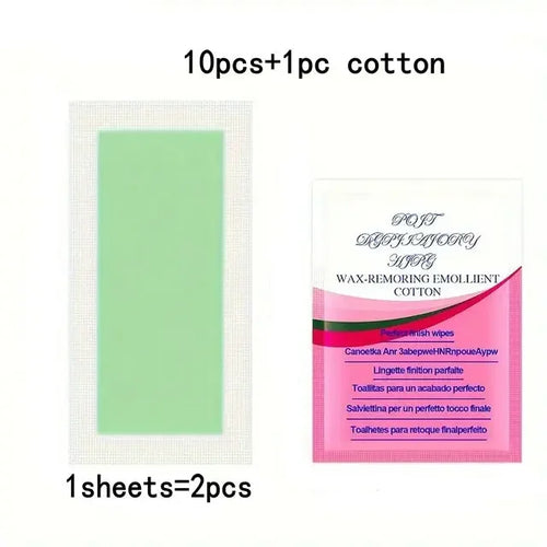 10/20/30/50 Pcs Depilatory Wax Strips For Hair Removal Wax Paper Cold