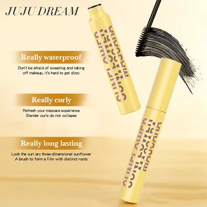 Christmas & Halloween 4D Curling Bubble Volume Mascara – Waterproof,