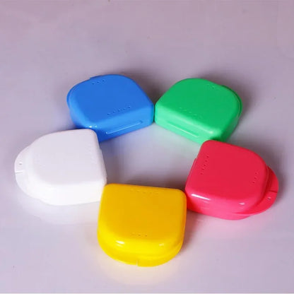 1pcs Denture Tray Box Dental Orthodontic Retainer Box Case Plastic