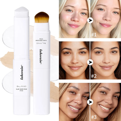 2-in-1 Color-Changing Foundation Stick Liquid Lightweight Moisturizing