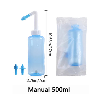 Nose Wash Cleaner Nasal Irrigator Rinse Bottle Nose Protector Avoid
