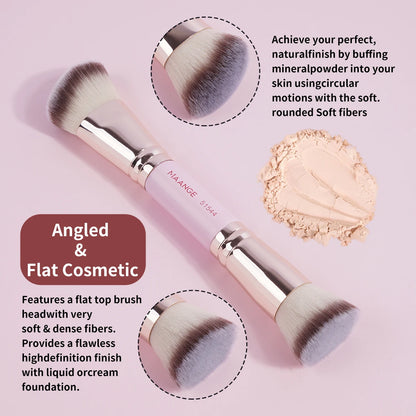 MAANGE 4pcs Basic Makeup Brushes Set With Box Dual-ended Foundations