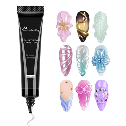 15ml 3D Nail Art Gel - DIY Designs Waterproof Sculpting gel Waterproof