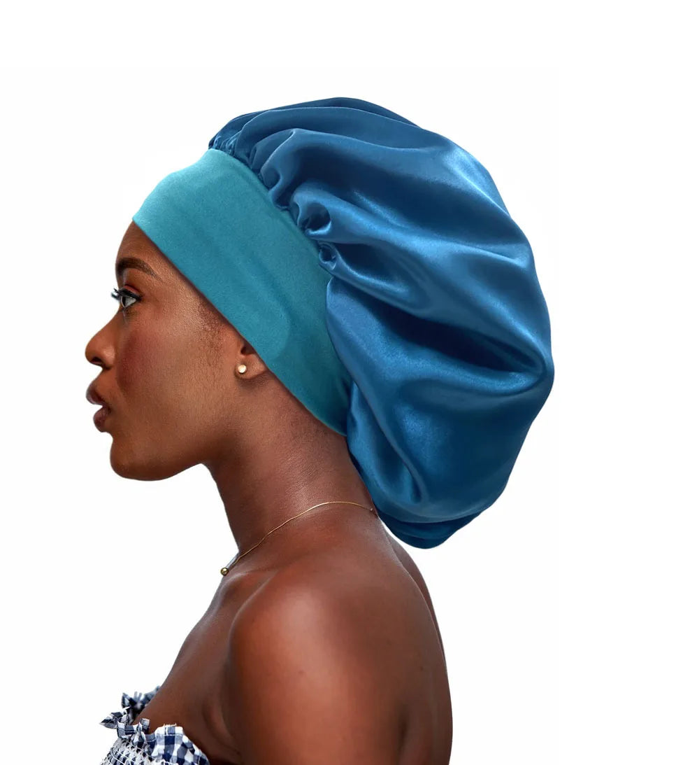 Silk Bonnet Hair Wrap for Sleeping