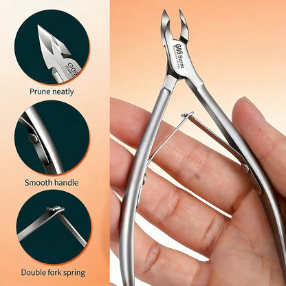 Professional Cuticle Scissors - for Dead Light Beige and Old,