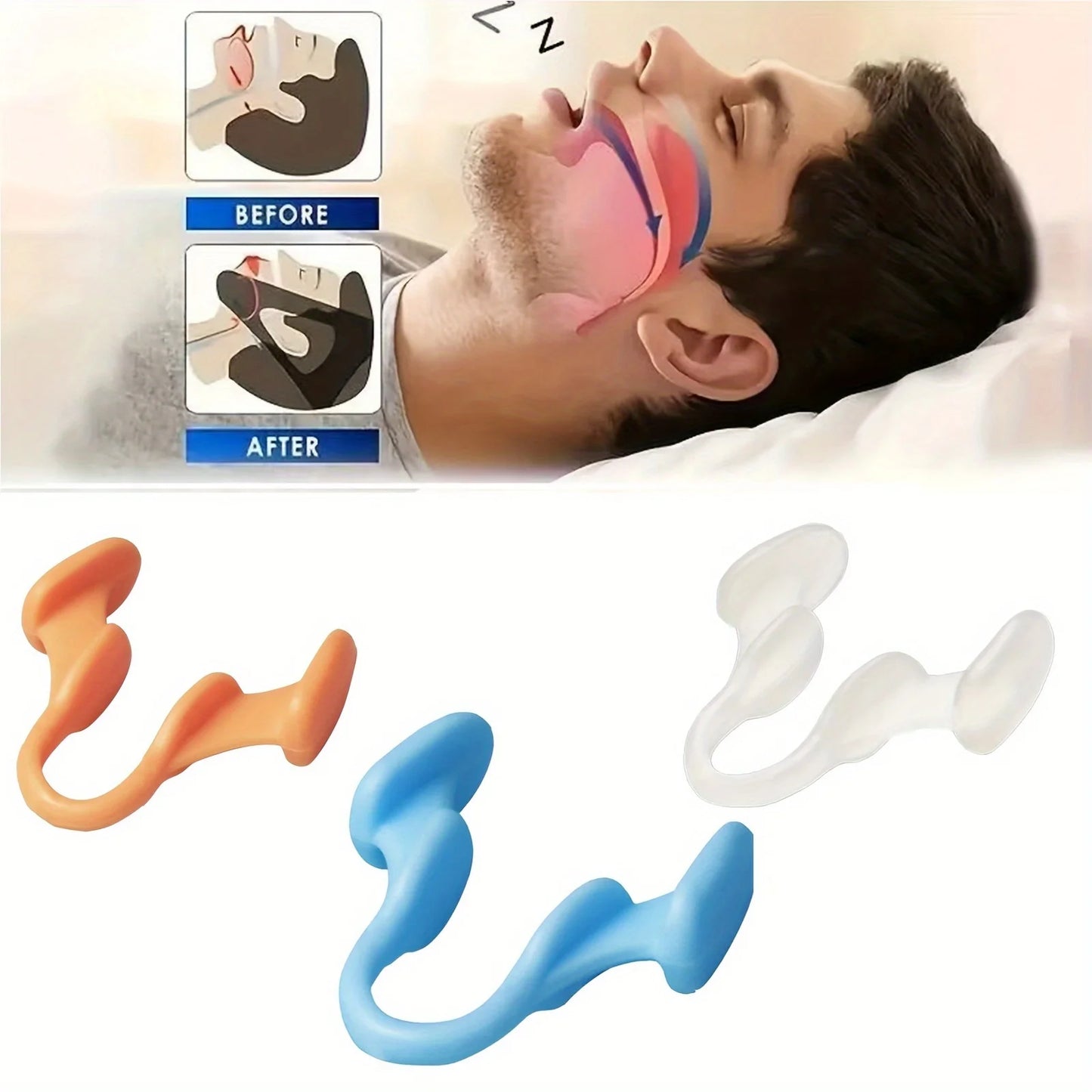 2-10pc Silicone Anti-Snoring Corrector Sleep Aid Nose Expanders