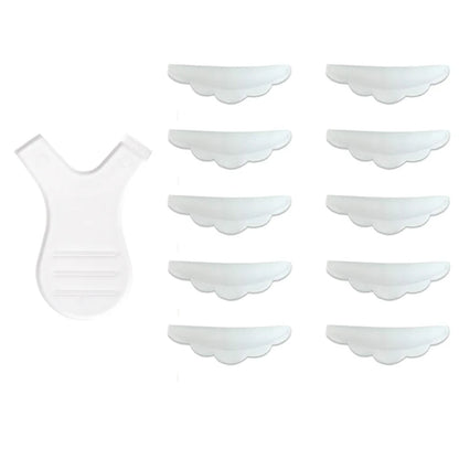 5Pairs Silicone Eyelash Perm Pad Y Eyelash Brush 3D Eyelash Curler