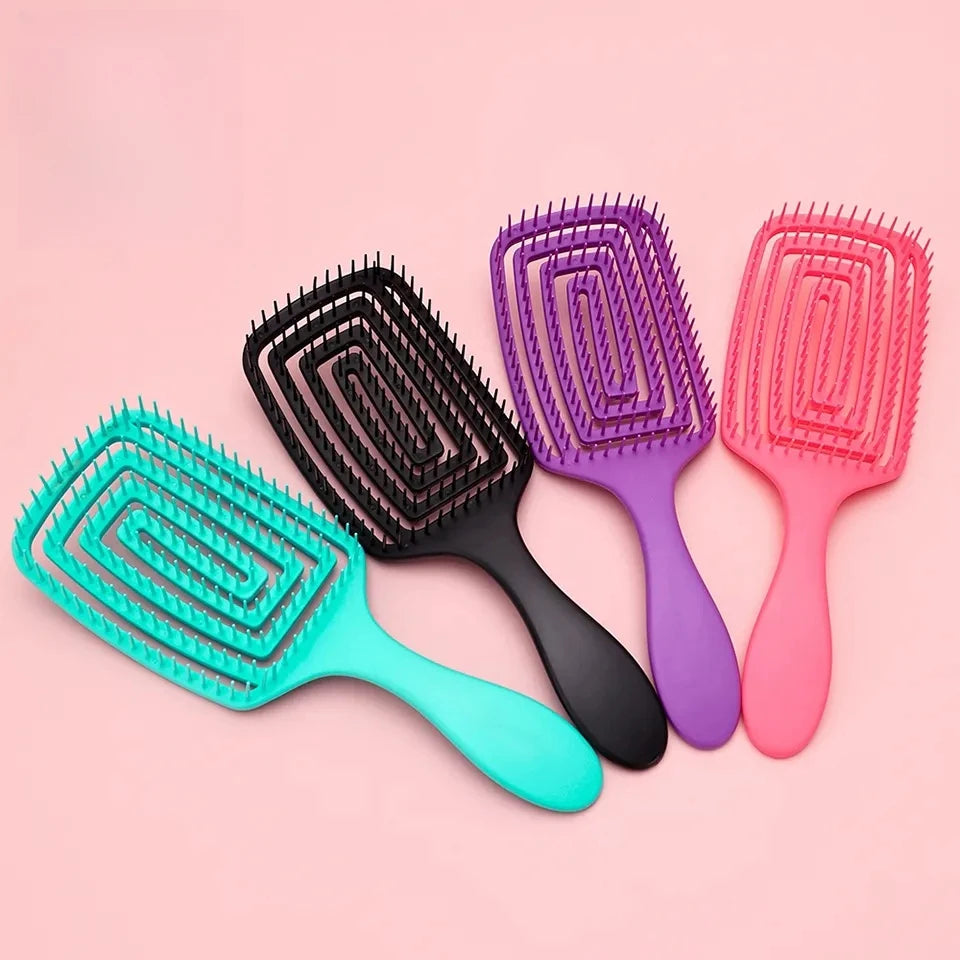 Barber Shop Hair Brush Salon Massage Scalp Hair Comb Women