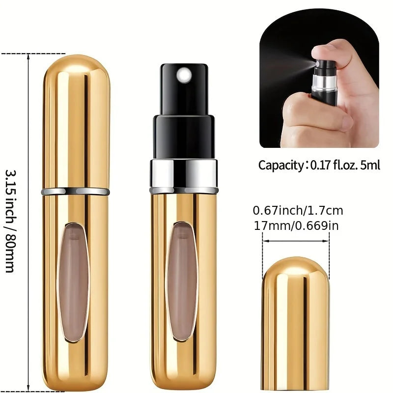 Mini Refillable Perfume Atomizer Aluminum, Travel Perfume Atomizer