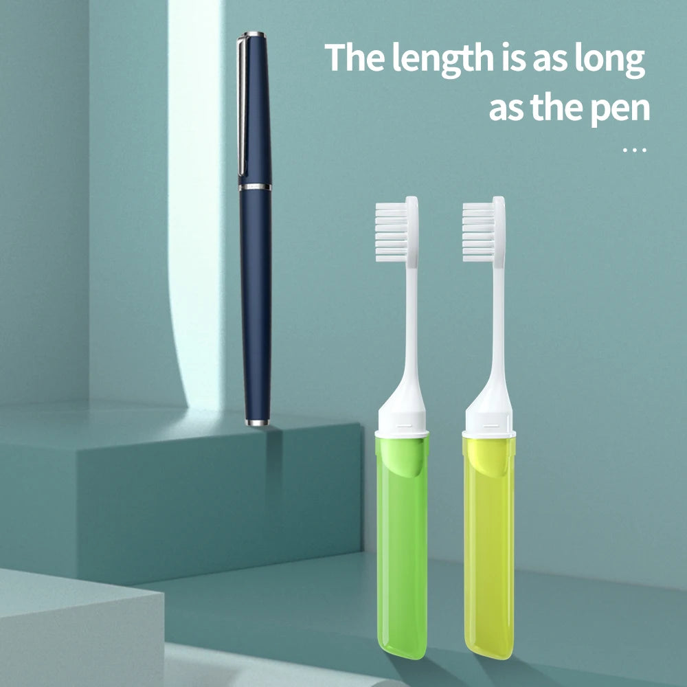Mini Travel Toothbrush Foldable Portable Small Dental Brush Folding