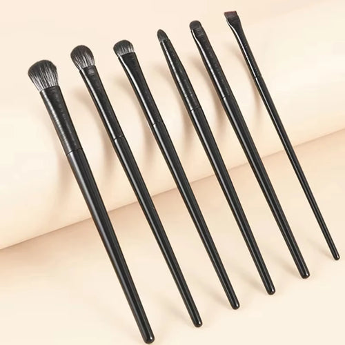 6-Piece Eye Makeup Brush Set: Professional Soft Contour Eyeshadow