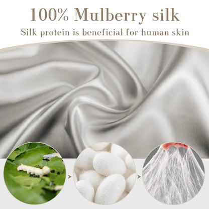Adjustable Silk Sleep Mask for Side Sleeper,Eye Mask Sleeping for