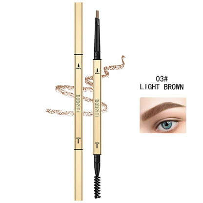 Dual-Ended Waterproof Eyebrow Pencil – Precise, Long-Lasting &
