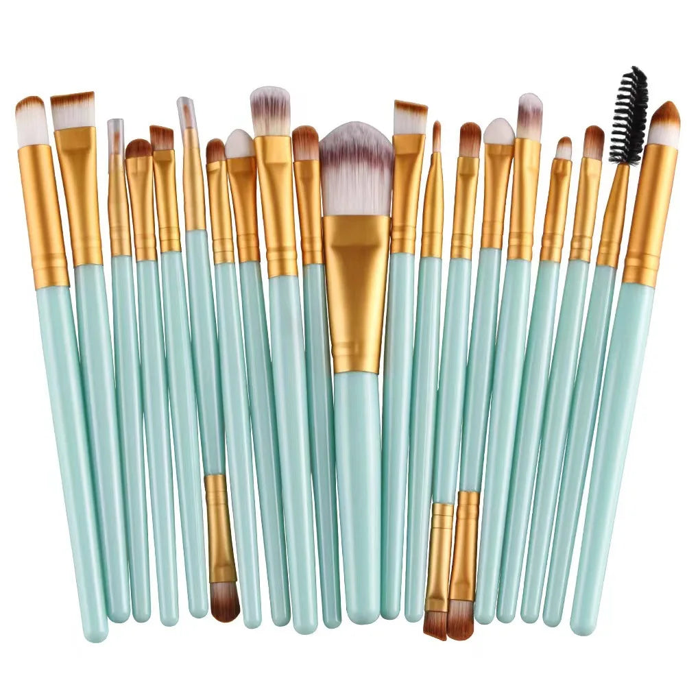 20pcs Eye brush Complete eyeshadow Brush Beauty Tool Explosive neutral