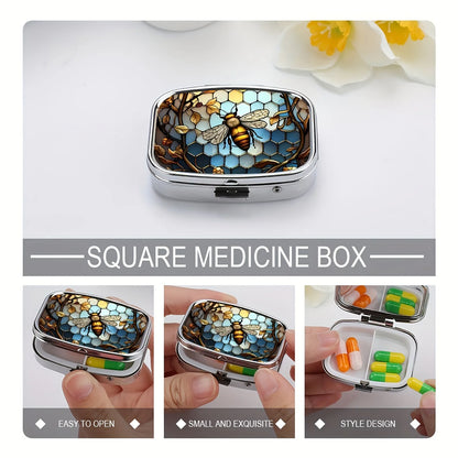 Travel Cases Lovely Colored Medicine Metal Jwelery Organizers