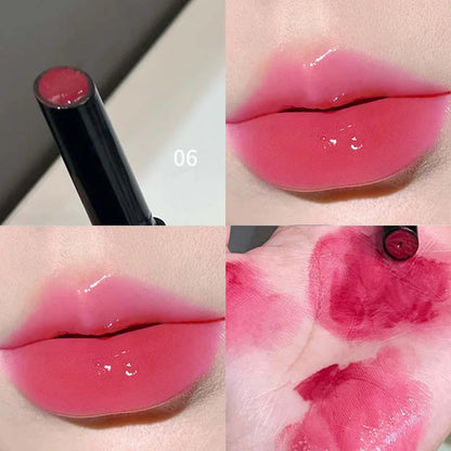 HERORANGE Push-button Mirror Lipstick Moisturizing Long-lasting Lip