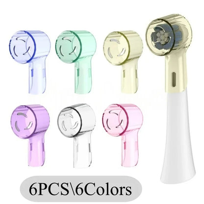 2-8Pcs Colors Toothbrush Dustproof Covers Caps Compatible with Braun