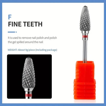 Tungsten Carbid Nail Drill Bits Electric Manicure Drill Accessory
