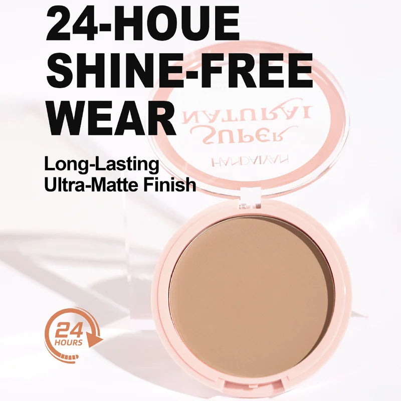 8 Color Matte Face Pressed Powder 24 Hours Oil Control Natural Setting