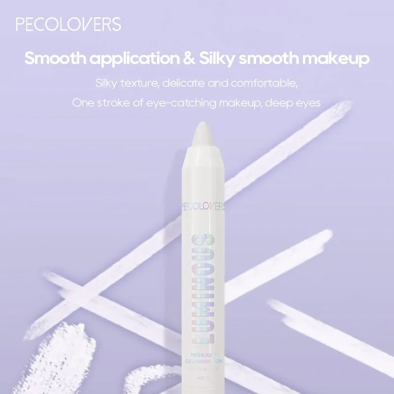 Brightening Highlighter Pen, Long Lasting Waterproof, Smooth Matte