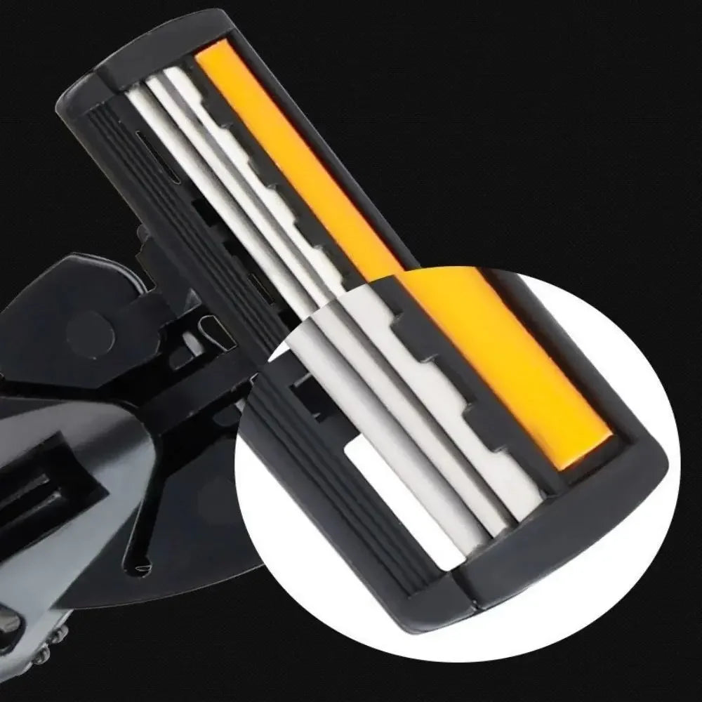 Razor Triple Blade 1 Razor Stand 19 Heads Washable Scratch Resistant
