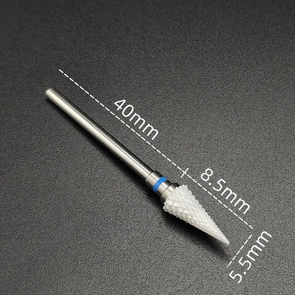 Ceramic Carbide Nail Drill Bit Rotate Burr Milling Nail Cutter Bits