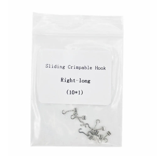 10pcs/Pack Dental Orthodontic Lingual Button Bottom Bondable Metal