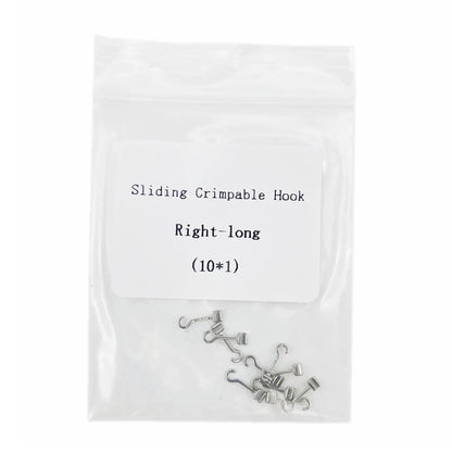 10pcs/Pack Dental Orthodontic Lingual Button Bottom Bondable Metal