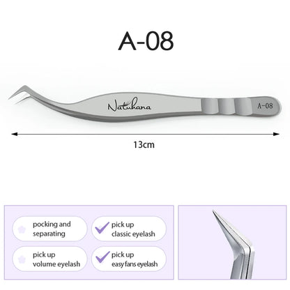 Stainless Steel Eyelash Extensions Tweezers Lash Artists High