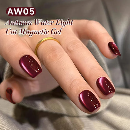BORN PRETTY 10ml Water Light Cat Magnetic Gel for Autumn Winter Naills