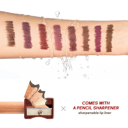 Matte Lip Liner- Long-Lasting, Smooth Application, Easy to Color,