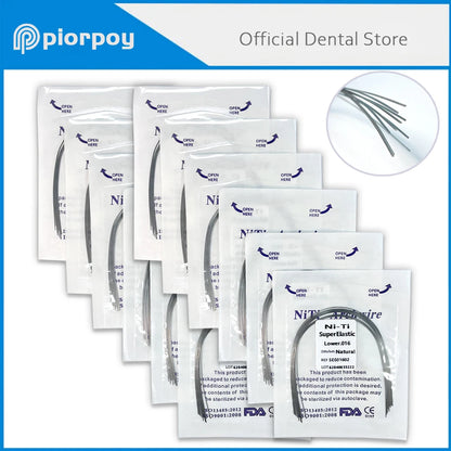 Clearance_PIORPOY 10Pcs Orthodontic Dental Super Elastic Niti Arch