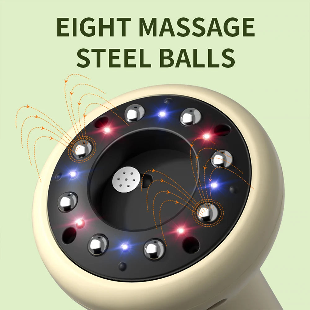 USB Rechargeable Abdominal Massager for Hot Compress and Adjustable