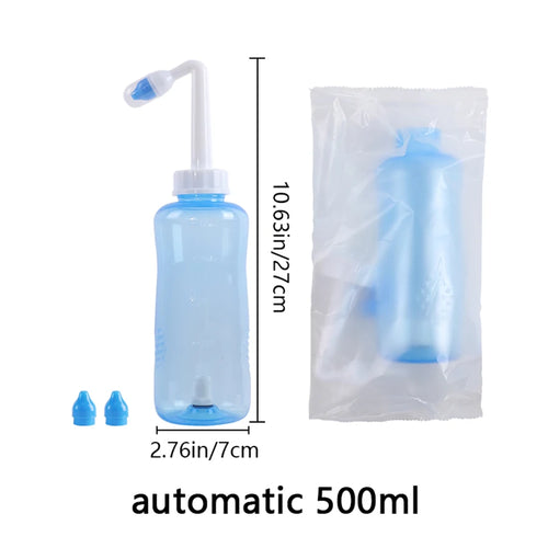 Nose Wash Cleaner Nasal Irrigator Rinse Bottle Nose Protector Avoid